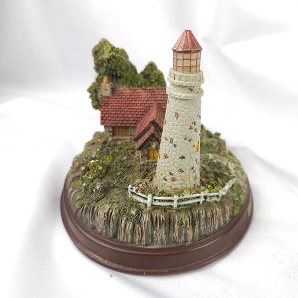 Thomas Kinkade The Light of Peace & Clearing Storms - Lights Don't Work - Picture 5 of 16